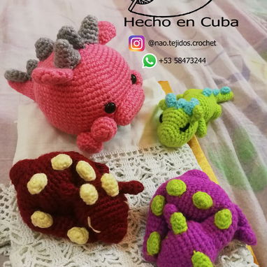 Disponibles estos amigurumis tejidos a crochet. Escribe x WhatsApp al 58473244 para ver disponibilidades y más detxalles - Img 124004470