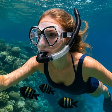 Máscara y Snorkel p/ bucear/ adultos - Img 100608061