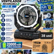 Ventilador recargable de 20000 mah modelo FS-8 (muy parecido al F6) - Img 57972227