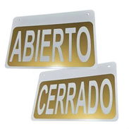 Cartel abierto y cerrado - Img 56762461
