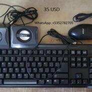 Se vende combo de mouse, teclado y bocinas USB marca THTF - Img 45615962