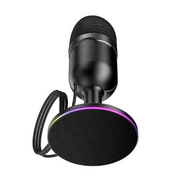 Hoco L25 Bright - Micrófono USB de escritorio con monitorización y silencio con un clic ($22) - 2/5