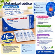 Metamizol Sódico en supositorio ( Dipirona) 5 unidades. 6 USD - Img 57698947
