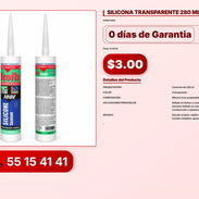 SILICONA TRANSPARENTE 280 ML VPT-0261 - Img 56216479