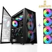✅✅52724487 - Chasis Gaming Semi panorámico SAMA 3509 Black + 4 fanes ARGB✅✅ - Img 53640934