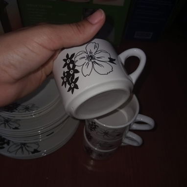 Vajillas de cerámica 20 piezas/Juego de platos hondos llanos tazas - Img 122303198