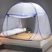Mosquitero de malla fina plegable portátil para cama u otro sitio. 120 cm de ancho. Tienda portátil Mosquitera - Img 54947418