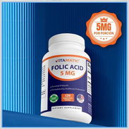 Ácido Fólico de 5mg (120 tabletas) - Img 57369564