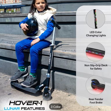 Carriola para niños - Patineta con luces en las ruedas - 3/4