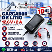 Cargador 12.6V 2A para Baterías Li-ion 3S - Img 58136613