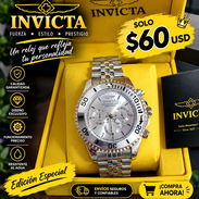 Reloj invicta cara plateada - Img 57650086