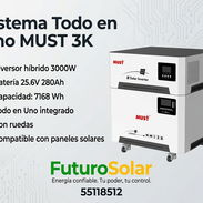 Sistema Todo en Uno MUST 3KW / 7kWH - Img 56311653