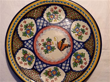 Platos de pared decorativos de ceramica, Talavera, Bohemios - Img main-image-45307158