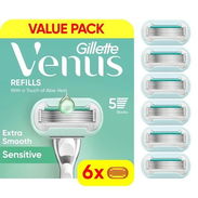 Paquete de 6 respuestos de cuchillas gillete extra smooth aloe vera 33 USD. D - Img 56954335