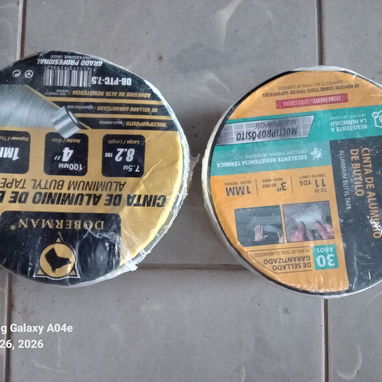 Cinta de aluminio de butilo 7.5mx10cm. Adhesivo de alta resistencia. Sellado garantizado. Multipropósito - 3/7