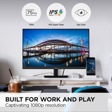 Ganga Monitor ViewSonic VA3209M IPS Full HD 1080p de 32 pulgadas , 75Hz new 52815418 - Img 116978213