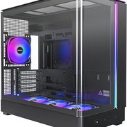 Un saludo 170usd MONTECH King 15 PRO Micro-ATX Caja de PC, Vidrio Panorámico Curvo, Flujo de Aire de Chimenea, Soporte p - Img 55865981
