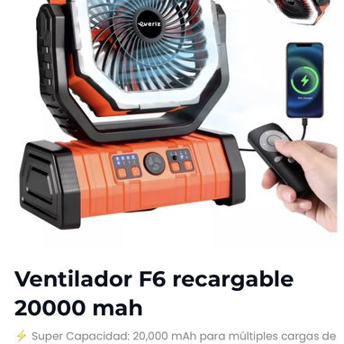 💥Ventiladores recargables 💥 todos nuevos en 📦 - 2/4