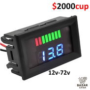 Indicador de batería 2 en 1 Voltimetro y capacidad 12V-72V $2000 - Img 56829838