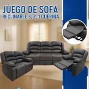 Juegos de Sala con Sofá y Sillones Reclinables Con Entrega Gratis en tu Hogar. - Img 56329950