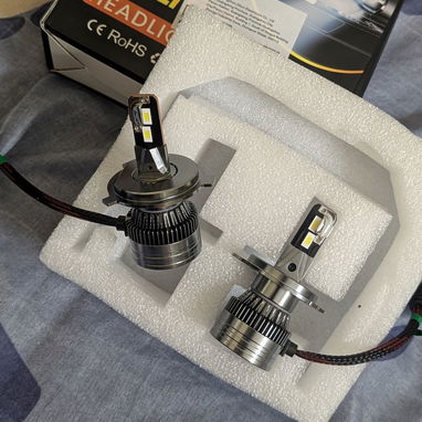 Bombillos LED CSP 5570 chip, socket H4, voltaje de 12 a 36V, 300W, 30 mil lumens - 50 USD - Img 109380252