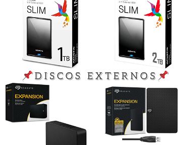 DISCOS EXTERNOS ADATA SLIM DE 1TB(70 USD) Y 2TB(85 USD)|USB 3.0|SELLADOS EN SU CAJA. 53849890 - Img main-image