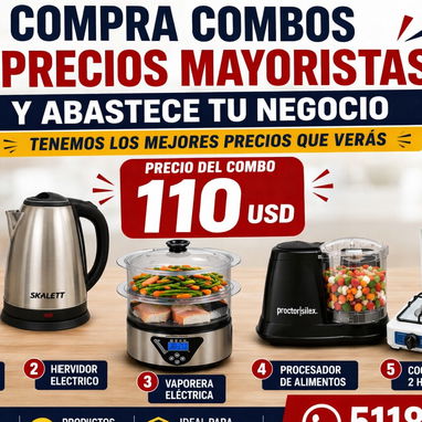 Combos a precios mayoristas de Electrodomésticos y cuidado personal - Img 125886141