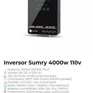 Inversor y Baterías - 2/4