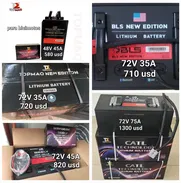 Vendo baterías de litio para motos eléctricas y bicimotos, mejores precios, transporte Hab-Artemisa y 1mes de garantía - Img 49232125