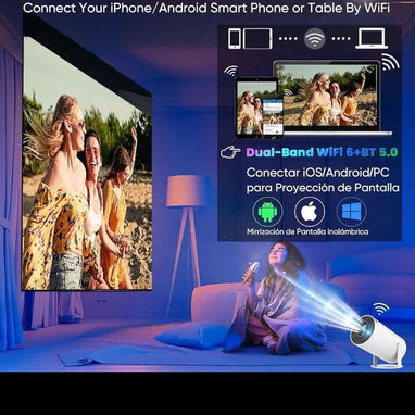 PROYECTORES PARA CONSOLAS INTERNET MOVIL PARA YOUTUBE NEXFLIX PELÍCULAS GRATIS ECT... - Img 121753274