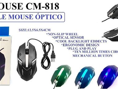 Mouse por cable óptico - Img main-image-45905079