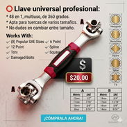 📦 Llave universal profesional✔️ - Img 54530657