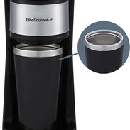 Cafetera personal Elite Gourmet - Util y practica, ahorra café e ideal para usar con estaciones de energia - Img 55963378