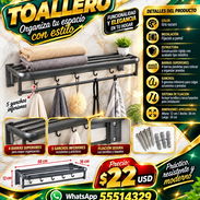 TOALLERO, FACTURA A SU NOMBRE, VARIEDAD DE PRODUCTOS IMPORTADOS DISPONIBLES, TODOS NUEVOS EN SU CAJA - Img 57586288