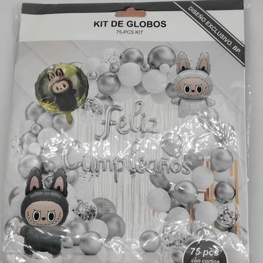 Set de Globos de 75 Piezas - Sky -sonic -labubu-paw patrol- Bluey entre otros - Img 105843071