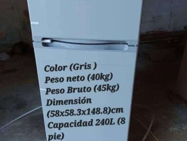Refrigerador bennederi de 8 pies con trasporte incluido interesados al 55361936 - Img main-image