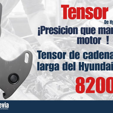 PIEZAS DE HYUNDAI H100: TENSOR DE LA CORREA, MANGUERA SUPERIOR DEL RADIADOR, SOPORTE DEL MOTOR - Img 123394993