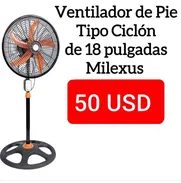 Ventilador de Pie Milexus Tipo Ciclón - Img 50155126