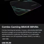 Mouse inalámbricos,gaming de cable y combo de mouse,teclado y mousepad gaming. 54741004 - Img 50254889