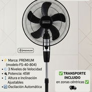 VENTILADOR DE PEDESTAL PREMIUM DE 16 PULGADAS ✨ - Img 56614166