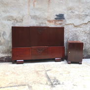 ⚜️ Cama camera con una mesita antigua restaurada • Entrega incluida 🚛 - Img 58018242