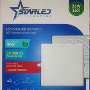 LAMPARA LED DE EMPOTRAR CUADRADA SIN MARCO 36W - Img 55937687