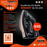 👔 DE VAPOR 👔 PLANCHA DE ROPA SOKANY SK-YD-2119. TENEMOS MENSAJERÍA CON FACTURA Y GARANTÍA. TL 54833699 - Img 57587942