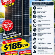 Paneles Bifaciales CanadianSolar - 680w - Precio: 185 USD - Img 57784203