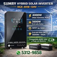 ⚡ SUMRY Hybrid Solar Inverter HGX-4KW-120V – Potencia inteligente para tu sistema solar - Img 54763524