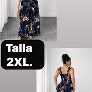 Mono floreado talla grande 2XL ideal para el verano - Img 57043834