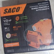 Bomba agua SACO autocebante(ladron d agua) BUEN PRECIO llame 53317308.nueva ,1/2hp - Img 57975200