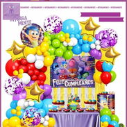 Set decorativo de 100 piezas tematico de intensamente - Img 54620490
