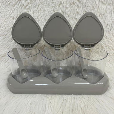 Set de 3 envases para especias con cucharitas - Img 123624298
