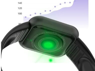 Reloj inteligente D20  para hombre y mujer,  control del ritmo cardíaco, deportivo, Bluetooth, para IOS y Android - Img main-image